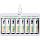 EBL 単3形充電池充電器セット